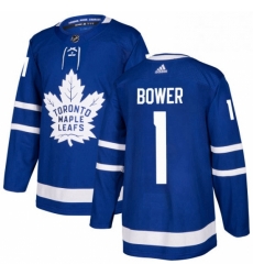 Youth Adidas Toronto Maple Leafs 1 Johnny Bower Authentic Royal Blue Home NHL Jersey Youth Adidas Toronto Maple Leafs 1 Johnny Bower Authentic Royal Blue Home NHL Jersey