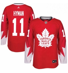 Youth Adidas Toronto Maple Leafs 11 Zach Hyman Authentic Red Alternate NHL Jersey Youth Adidas Toronto Maple Leafs 11 Zach Hyman Authentic Red Alternate NHL Jersey