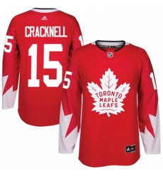 Youth Adidas Toronto Maple Leafs 15 Adam Cracknell Authentic Red Alternate NHL Jersey Youth Adidas Toronto Maple Leafs 15 Adam Cracknell Authentic Red Alternate NHL Jersey