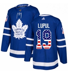 Youth Adidas Toronto Maple Leafs 19 Joffrey Lupul Authentic Royal Blue USA Flag Fashion NHL Jersey Youth Adidas Toronto Maple Leafs 19 Joffrey Lupul Authentic Royal Blue USA Flag Fashion NHL Jersey