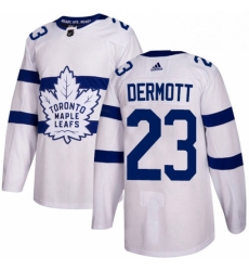 Youth Adidas Toronto Maple Leafs 23 Travis Dermott Authentic White 2018 Stadium Series NHL Jersey Youth Adidas Toronto Maple Leafs 23 Travis Dermott Authentic White 2018 Stadium Series NHL Jersey