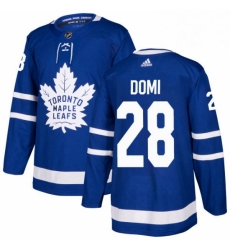 Youth Adidas Toronto Maple Leafs 28 Tie Domi Authentic Royal Blue Home NHL Jersey Youth Adidas Toronto Maple Leafs 28 Tie Domi Authentic Royal Blue Home NHL Jersey