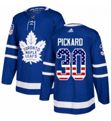 Youth Adidas Toronto Maple Leafs 30 Calvin Pickard Authentic Royal Blue USA Flag Fashion NHL Jersey Youth Adidas Toronto Maple Leafs 30 Calvin Pickard Authentic Royal Blue USA Flag Fashion NHL Jersey