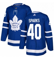 Youth Adidas Toronto Maple Leafs 40 Garret Sparks Authentic Royal Blue Home NHL Jersey Youth Adidas Toronto Maple Leafs 40 Garret Sparks Authentic Royal Blue Home NHL Jersey