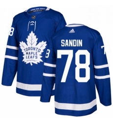 Youth Adidas Toronto Maple Leafs 78 Rasmus Sandin Authentic Royal Blue Home NHL Jersey Youth Adidas Toronto Maple Leafs 78 Rasmus Sandin Authentic Royal Blue Home NHL Jersey