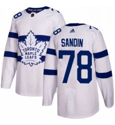 Youth Adidas Toronto Maple Leafs 78 Rasmus Sandin Authentic White 2018 Stadium Series NHL Jersey Youth Adidas Toronto Maple Leafs 78 Rasmus Sandin Authentic White 2018 Stadium Series NHL Jersey