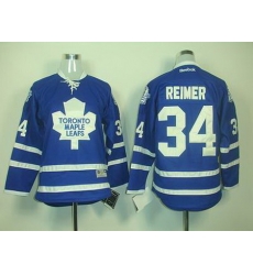 Youth Toronto Maple Leafs 34# REIMER BLUE JERSEY Youth Toronto Maple Leafs 34# REIMER BLUE JERSEY