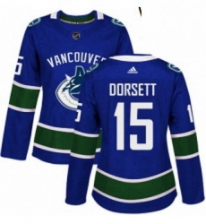 Womens Adidas Vancouver Canucks 15 Derek Dorsett Authentic Blue Home NHL Jersey Womens Adidas Vancouver Canucks 15 Derek Dorsett Authentic Blue Home NHL Jersey