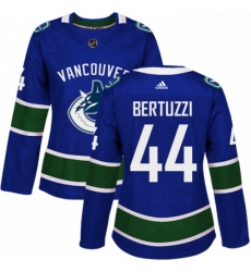 Womens Adidas Vancouver Canucks 44 Todd Bertuzzi Authentic Blue Home NHL Jersey Womens Adidas Vancouver Canucks 44 Todd Bertuzzi Authentic Blue Home NHL Jersey