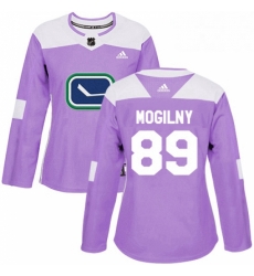 Womens Adidas Vancouver Canucks 89 Alexander Mogilny Authentic Purple Fights Cancer Practice NHL Jersey Womens Adidas Vancouver Canucks 89 Alexander Mogilny Authentic Purple Fights Cancer Practice NHL Jersey