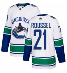 Youth Adidas Vancouver Canucks 21 Antoine Roussel Authentic White Away NHL Jersey Youth Adidas Vancouver Canucks 21 Antoine Roussel Authentic White Away NHL Jersey