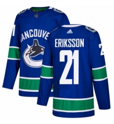 Youth Adidas Vancouver Canucks 21 Loui Eriksson Premier Blue Home NHL Jersey Youth Adidas Vancouver Canucks 21 Loui Eriksson Premier Blue Home NHL Jersey