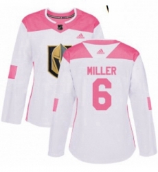 Womens Adidas Vegas Golden Knights 6 Colin Miller Authentic WhitePink Fashion NHL Jersey Womens Adidas Vegas Golden Knights 6 Colin Miller Authentic WhitePink Fashion NHL Jersey