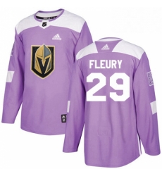 Youth Adidas Vegas Golden Knights 29 Marc Andre Fleury Authentic Purple Fights Cancer Practice NHL Jersey Youth Adidas Vegas Golden Knights 29 Marc Andre Fleury Authentic Purple Fights Cancer Practice NHL Jersey
