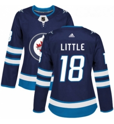 Womens Adidas Winnipeg Jets 18 Bryan Little Authentic Navy Blue Home NHL Jersey Womens Adidas Winnipeg Jets 18 Bryan Little Authentic Navy Blue Home NHL Jersey