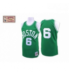 Mens Mitchell and Ness Boston Celtics 6 Bill Russell Swingman Green Throwback NBA Jersey Mens Mitchell and Ness Boston Celtics 6 Bill Russell Swingman Green Throwback NBA Jersey
