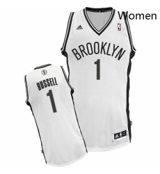 Womens Adidas Brooklyn Nets 1 DAngelo Russell Swingman White Home NBA Jersey Womens Adidas Brooklyn Nets 1 DAngelo Russell Swingman White Home NBA Jersey