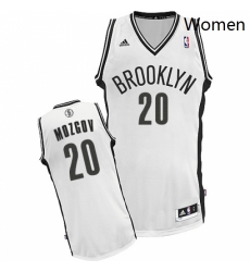 Womens Adidas Brooklyn Nets 20 Timofey Mozgov Swingman White Home NBA Jersey Womens Adidas Brooklyn Nets 20 Timofey Mozgov Swingman White Home NBA Jersey