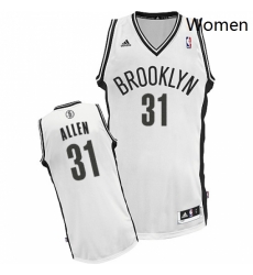 Womens Adidas Brooklyn Nets 31 Jarrett Allen Swingman White Home NBA Jersey Womens Adidas Brooklyn Nets 31 Jarrett Allen Swingman White Home NBA Jersey