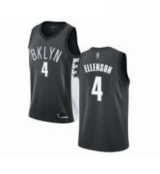 Womens Brooklyn Nets 4 Henry Ellenson Authentic Gray Basketball Jersey Statement Edition Womens Brooklyn Nets 4 Henry Ellenson Authentic Gray Basketball Jersey Statement Edition