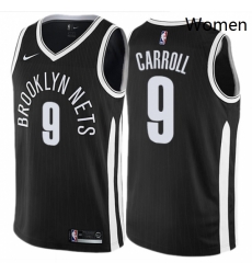 Womens Nike Brooklyn Nets 9 DeMarre Carroll Swingman Black NBA Jersey City Edition Womens Nike Brooklyn Nets 9 DeMarre Carroll Swingman Black NBA Jersey City Edition