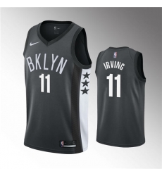 Youth Brooklyn Nets 11 Kyrie Irving 2019-20 Statement Black Jersey Youth Brooklyn Nets 11 Kyrie Irving 2019-20 Statement Black Jersey