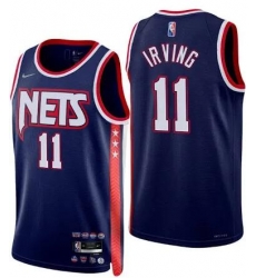 Youth Brooklyn Nets Kevin Irving #11 Blue 75TH Anniversary jersey Youth Brooklyn Nets Kevin Irving #11 Blue 75TH Anniversary jersey