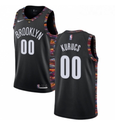 Youth Nike Brooklyn Nets 00 Rodions Kurucs Swingman Black NBA Jersey 2018 19 City Edition Youth Nike Brooklyn Nets 00 Rodions Kurucs Swingman Black NBA Jersey 2018 19 City Edition