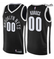 Youth Nike Brooklyn Nets 00 Rodions Kurucs Swingman Black NBA Jersey City Edition Youth Nike Brooklyn Nets 00 Rodions Kurucs Swingman Black NBA Jersey City Edition