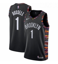 Youth Nike Brooklyn Nets 1 DAngelo Russell Swingman Black NBA Jersey 2018 19 City Edition Youth Nike Brooklyn Nets 1 DAngelo Russell Swingman Black NBA Jersey 2018 19 City Edition