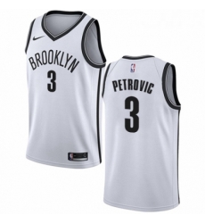 Youth Nike Brooklyn Nets 3 Drazen Petrovic Authentic White NBA Jersey Association Edition Youth Nike Brooklyn Nets 3 Drazen Petrovic Authentic White NBA Jersey Association Edition