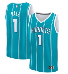 Youth Charlotte Hornets Lamelo Ball #1 Teal Icon Edition Player Jersey
