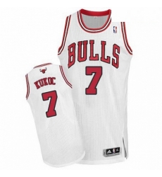 Mens Adidas Chicago Bulls 7 Tony Kukoc Authentic White Home NBA Jersey Mens Adidas Chicago Bulls 7 Tony Kukoc Authentic White Home NBA Jersey