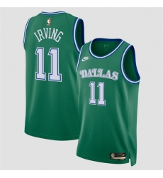 Men Dallas Mavericks 11 Kyrie Irving Green 2025 Classic Edition Stitched Basketball Jersey Men Dallas Mavericks 11 Kyrie Irving Green 2025 Classic Edition Stitched Basketball Jersey