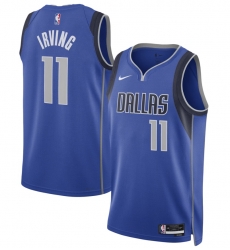 Youth Dallas Mavericks #2 Kyrie Irving Blue Statement Edition Stitched Basketball Jersey