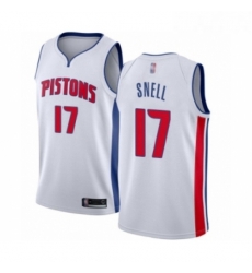 Youth Detroit Pistons 17 Tony Snell Swingman White Basketball Jersey Association Edition Youth Detroit Pistons 17 Tony Snell Swingman White Basketball Jersey Association Edition