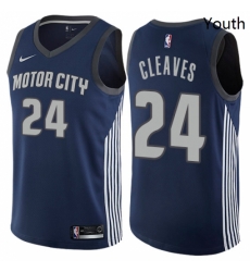 Youth Nike Detroit Pistons 24 Mateen Cleaves Swingman Navy Blue NBA Jersey City Edition Youth Nike Detroit Pistons 24 Mateen Cleaves Swingman Navy Blue NBA Jersey City Edition