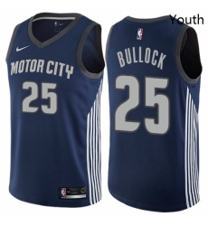 Youth Nike Detroit Pistons 25 Reggie Bullock Swingman Navy Blue NBA Jersey City Edition Youth Nike Detroit Pistons 25 Reggie Bullock Swingman Navy Blue NBA Jersey City Edition