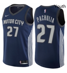 Youth Nike Detroit Pistons 27 Zaza Pachulia Swingman Navy Blue NBA Jersey City Edition Youth Nike Detroit Pistons 27 Zaza Pachulia Swingman Navy Blue NBA Jersey City Edition