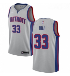 Youth Nike Detroit Pistons 33 Grant Hill Authentic Silver NBA Jersey Statement Edition Youth Nike Detroit Pistons 33 Grant Hill Authentic Silver NBA Jersey Statement Edition
