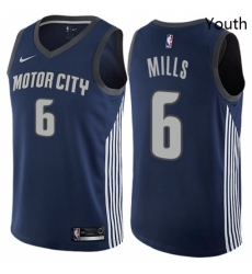 Youth Nike Detroit Pistons 6 Terry Mills Swingman Navy Blue NBA Jersey City Edition Youth Nike Detroit Pistons 6 Terry Mills Swingman Navy Blue NBA Jersey City Edition