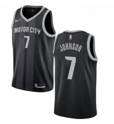 Youth Nike Detroit Pistons 7 Stanley Johnson Swingman Black NBA Jersey City Edition Youth Nike Detroit Pistons 7 Stanley Johnson Swingman Black NBA Jersey City Edition