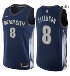 Youth Nike Detroit Pistons 8 Henry Ellenson Swingman Navy Blue NBA Jersey City Edition Youth Nike Detroit Pistons 8 Henry Ellenson Swingman Navy Blue NBA Jersey City Edition