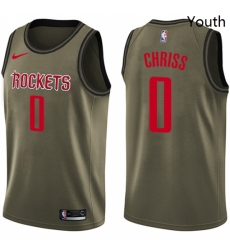 Youth Nike Houston Rockets 0 Marquese Chriss Swingman Green Salute to Service NBA Jersey Youth Nike Houston Rockets 0 Marquese Chriss Swingman Green Salute to Service NBA Jersey