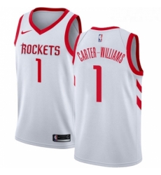 Youth Nike Houston Rockets 1 Michael Carter Williams Swingman White NBA Jersey Association Edition Youth Nike Houston Rockets 1 Michael Carter Williams Swingman White NBA Jersey Association Edition