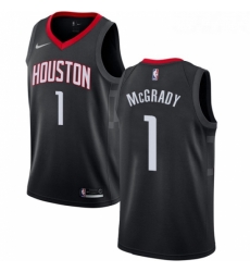 Youth Nike Houston Rockets 1 Tracy McGrady Swingman Black Alternate NBA Jersey Statement Edition Youth Nike Houston Rockets 1 Tracy McGrady Swingman Black Alternate NBA Jersey Statement Edition