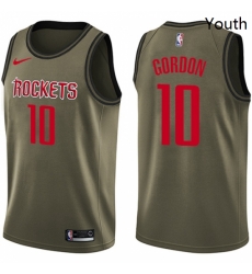 Youth Nike Houston Rockets 10 Eric Gordon Swingman Green Salute to Service NBA Jersey Youth Nike Houston Rockets 10 Eric Gordon Swingman Green Salute to Service NBA Jersey