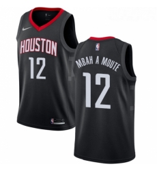 Youth Nike Houston Rockets 12 Luc Mbah a Moute Swingman Black Alternate NBA Jersey Statement Edition Youth Nike Houston Rockets 12 Luc Mbah a Moute Swingman Black Alternate NBA Jersey Statement Edition