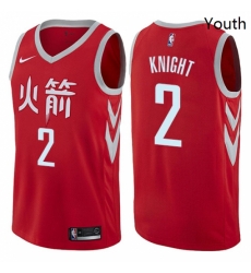 Youth Nike Houston Rockets 2 Brandon Knight Swingman Red NBA Jersey City Edition Youth Nike Houston Rockets 2 Brandon Knight Swingman Red NBA Jersey City Edition