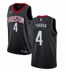 Youth Nike Houston Rockets 4 PJ Tucker Swingman Black Alternate NBA Jersey Statement Edition Youth Nike Houston Rockets 4 PJ Tucker Swingman Black Alternate NBA Jersey Statement Edition